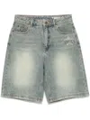 Aape By A Bathing Ape Logo-embroidered Shorts In 蓝色