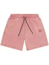 Aape By A Bathing Ape Logo-embroidered Shorts In Pink