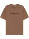 Aape By A Bathing Ape Logo Embroidered T-shirt In Brown