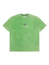 Aape By A Bathing Ape Logo-embroidered T-shirt In Green