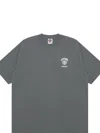 Aape By A Bathing Ape Logo-embroidered T-shirt In Grey