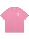 Aape By A Bathing Ape Logo-embroidered T-shirt In Pink
