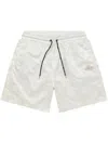 Aape By A Bathing Ape Logo-embroidered Track Shorts In White