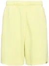 Aape By A Bathing Ape Logo-embroidered Track Shorts In Yellow