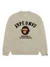 Aape By A Bathing Ape Logo Graphic Sweater In Neutral