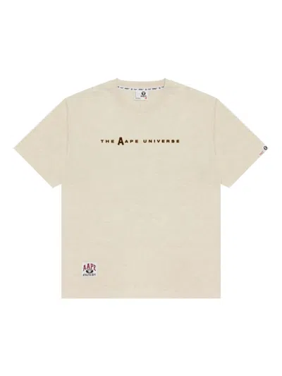 Aape By A Bathing Ape Logo Graphic T-shirt In Neutral