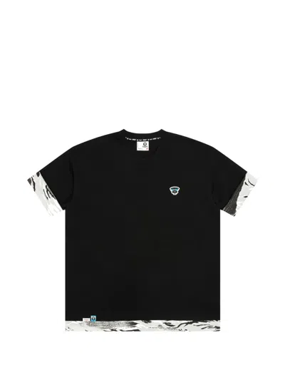 Aape By A Bathing Ape Logo Graphic T-shirt In Black