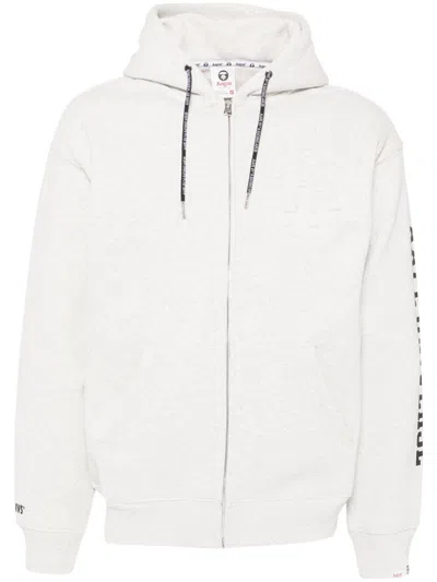 Aape By A Bathing Ape Logo Hooded Jacket In Grey