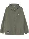 Aape By A Bathing Ape Kapuzenjacke Mit Logo In Grün