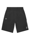 Aape By A Bathing Ape Logo-patch Bermuda Shorts In Black
