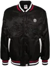 Aape By A Bathing Ape Logo-patch Bomber Jacket In Black