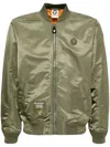 Aape By A Bathing Ape Logo-patch Bomber Jacket In Green