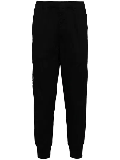 Aape By A Bathing Ape Logo-patch Chino Trousers In Black