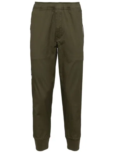 Aape By A Bathing Ape Logo-patch Chino Trousers In Neutrals