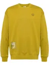 Aape By A Bathing Ape Logo-patch Crew-neck Sweatshirt In Neutrals