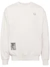 Aape By A Bathing Ape Logo-patch Crew-neck Sweatshirt In Neutrals
