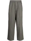 Aape By A Bathing Ape Logo-patch Elasticated-waist Trousers In Grey