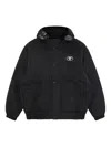 Aape By A Bathing Ape Logo-patch Hooded Jacket In Black