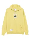 Aape By A Bathing Ape Logo-patch Hoodie In Yellow