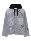 Aape By A Bathing Ape Logo-patch Jacket In Gray
