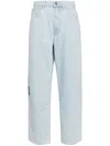 Aape By A Bathing Ape Logo-patch Jeans In Blue