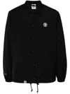 Aape By A Bathing Ape Logo-patch Long-sleeved Jacket In Black