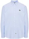 Aape By A Bathing Ape Logo-patch Long-sleeved Shirt In Blue