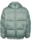 Aape By A Bathing Ape Logo Patch Padded Jacket In Green