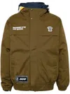 Aape By A Bathing Ape Logo-patch Padded Jacket In Yellow