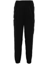 Aape By A Bathing Ape Logo Patch Track Pants In Black
