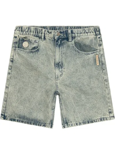 Aape By A Bathing Ape Shorts Mit Logo-patch In Blau