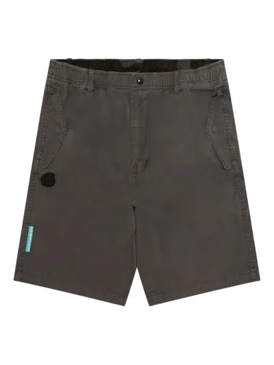 Aape By A Bathing Ape Logo-patch Shorts In Brown