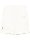 Aape By A Bathing Ape Logo-patch Shorts In Neutrals