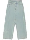Aape By A Bathing Ape Logo Patch Skirt In Blue