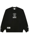 Aape By A Bathing Ape Logo-patch Sweater In Schwarz