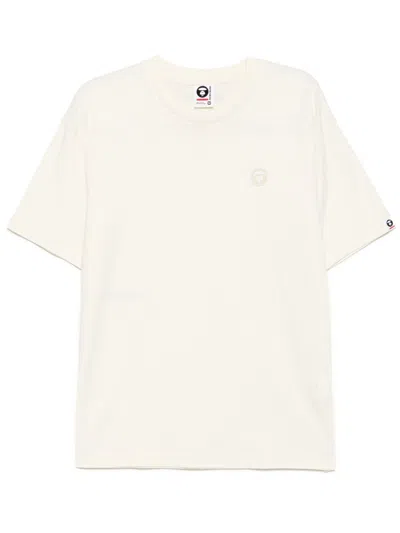 Aape By A Bathing Ape Logo-patch T-shirt In 中性色