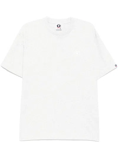 Aape By A Bathing Ape Logo-patch T-shirt In 灰色