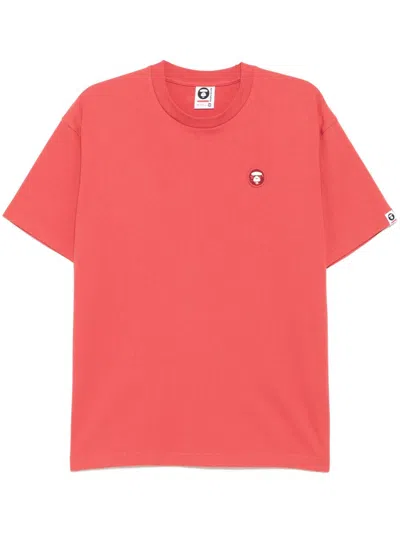 Aape By A Bathing Ape Logo-patch T-shirt In 红色