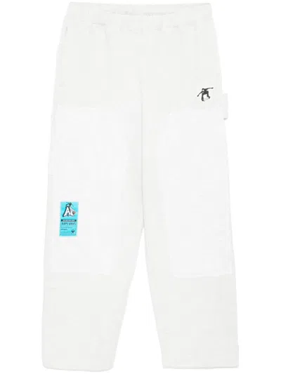 Aape By A Bathing Ape Logo-patch Track Pants In Grey