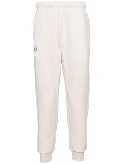 Aape By A Bathing Ape Logo Patch Track Pants In Neutrals