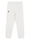 Aape By A Bathing Ape Logo-patch Track Pants In White