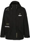 Aape By A Bathing Ape Logo-patch Windbreaker In Black