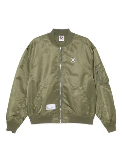 Aape By A Bathing Ape ロゴパッチ ジャケット In Green