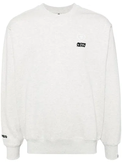 Aape By A Bathing Ape Logo-patched Sweatshirt In 灰色