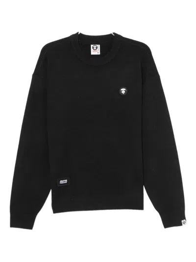Aape By A Bathing Ape Logo-patched Sweatshirt In Black