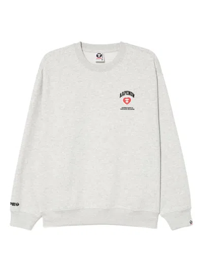 Aape By A Bathing Ape Sweatshirt Mit Logo-patch In Gray