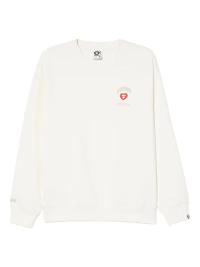 Aape By A Bathing Ape Sweatshirt Mit Logo-patch In Neutral