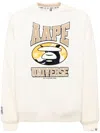Aape By A Bathing Ape Logo Patched Sweatshirt In Neutrals
