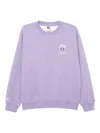 Aape By A Bathing Ape Sweatshirt Mit Logo-patch In Purple