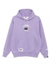 Aape By A Bathing Ape Logo-plaque Hoodie In Purple